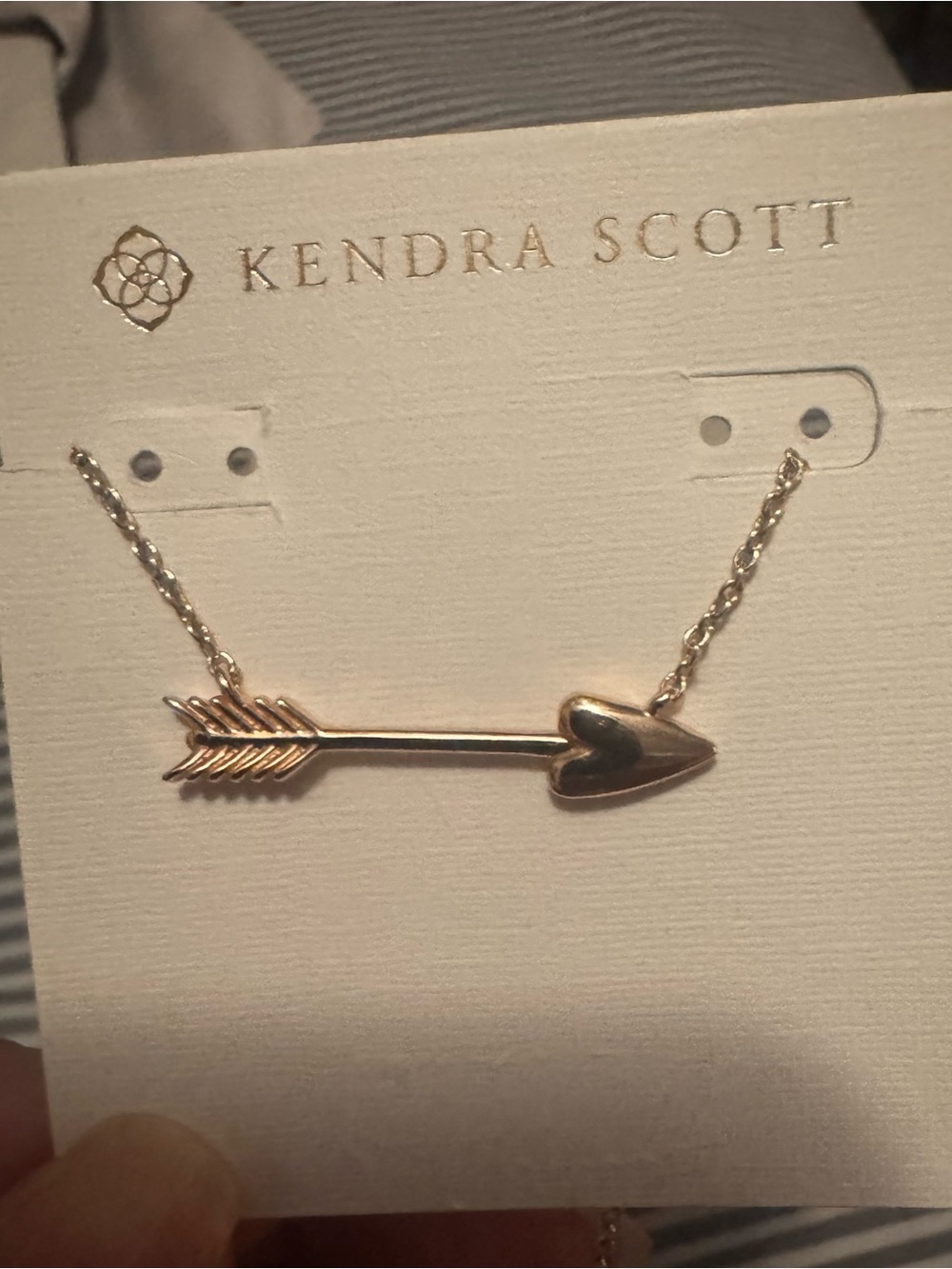 Kendra Scott  Rose Gold Motif Chain Necklace